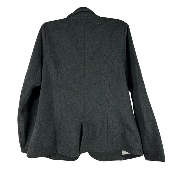 Port Authority Ladies Charcoal Blazer Usborne Books Logo Size L - Picture 3 of 7